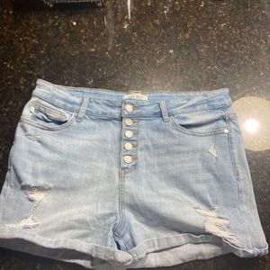 Judy Blue button fly denim shorts